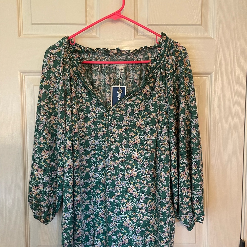 Max Studio 1X NET blouse